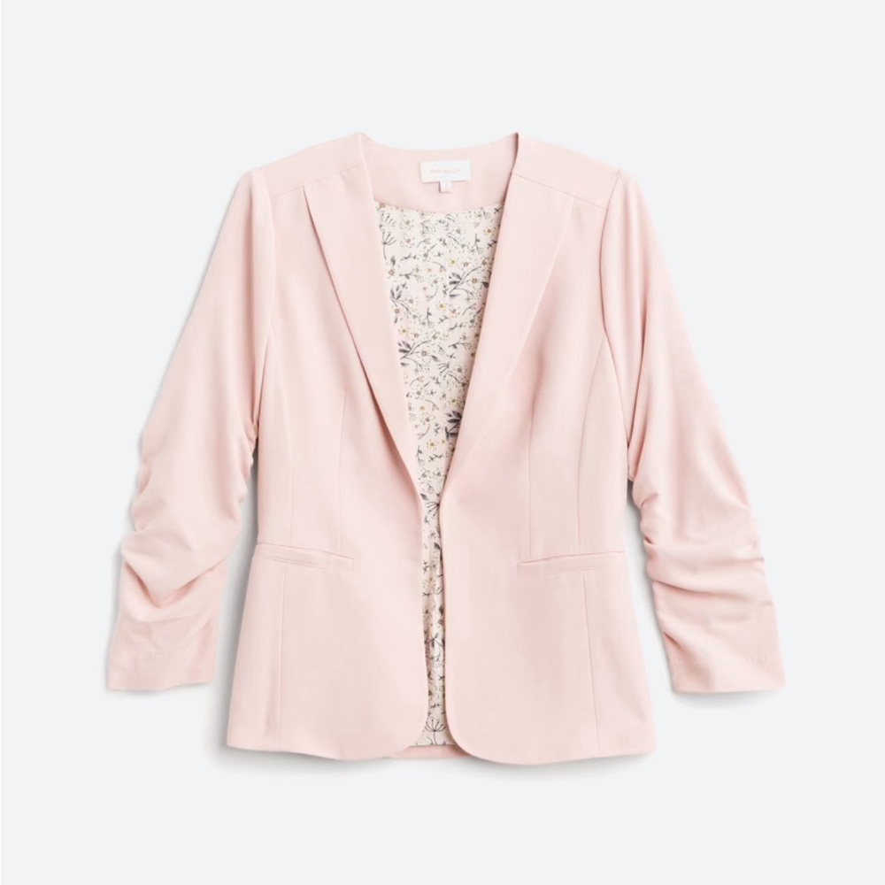 Skies are Blue Raja collarless blazer